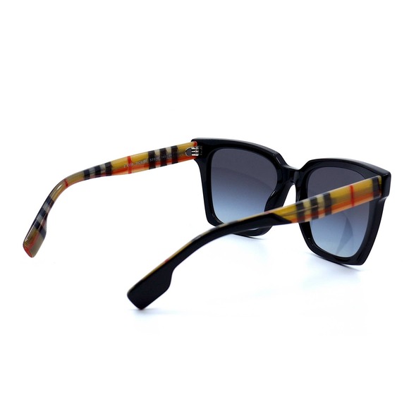 NEW BURBERRY BE4335 MAPLE 39298G BLACK GREY GRADIENT AUTHENTIC SUNGLASSES - Picture 5 of 13